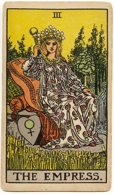 The Empress, from the Rider–Waite–Smith tarot of 1909