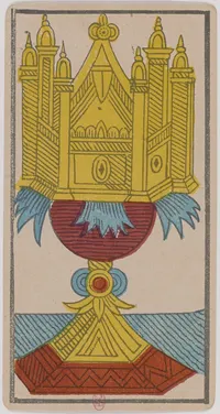Ace of Cups in the Tarot de Marseille tarot