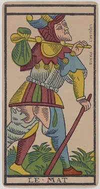 The Fool in the Tarot de Marseille tarot