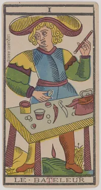 The Magician in the Tarot de Marseille tarot