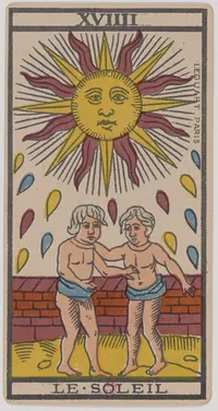 The Sun in the Tarot de Marseille tarot