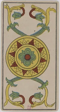 Ace of Pentacles in the Tarot de Marseille tarot