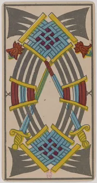Ten of Swords in the Tarot de Marseille tarot