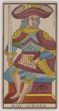 King of Swords in the Tarot de Marseille tarot