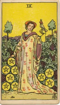 Nine of Pentacles