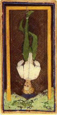 The Hanged Man in the Visconti-Sforza tarot