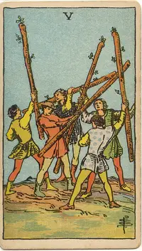 Five of Wands